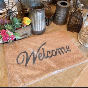 コイヤーマット type.2 Welcome （ドア / エントランス / バルコニー） #店舗什器 #ウェルカム #ラバーマット 