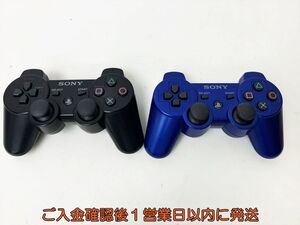 【1円】PS3 純正 ワイヤレスコントローラー DUALSHOCK3 2個セット まとめ売り Playstation3 プレステ3 未検品ジャンク E06-235rm/F3