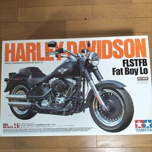 タミヤ　1/6 　ハーレーダビッドソン ファットボーイロー HARLEY-DAVIDSON FLSTFB Fat Boy Lo【 ハンドルバー袋詰開封あり】