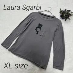 サンフェルメール Laura Sgarbi  犬プリント 長袖Tシャツ（XL）