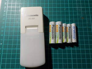 パナソニックＰanasonic　ＢＱ－321単四・単三電池　充電器　ジャンク