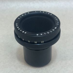 306★希少/美品★ LEICA ライカ　ELMAR F3.5 65mm エルマー　ブラック　保管品