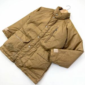 70s-80s ☆ ノースフェイス ☆ THE NORTH FACE 茶タグ ダウンジャケット XS ベージュブラウン 登山 アウトドア キャンプ ビンテージ■CF210