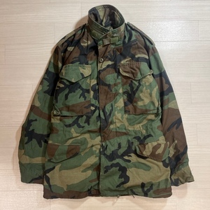 80s/U.S.ARMY/アメリカ軍/M-65/M65/FIELD JACKET/フィールドジャケット/ミリタリージャケット/ウッドランドカモ/SCOVILLジップ