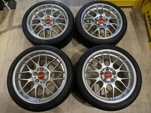 【2411056】NSX用 BBS RG RG716 RG701 17インチ 7.5J +38 18インチ 9.5J +38 PCD114.3 5H + POTENZA 215/40R17 255/35R18 2021年