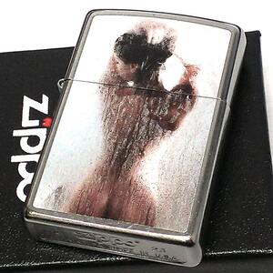 ZIPPO ライター Shower scene セクシー レディ 女性 シャワーシーン ジッポ シルバー 美しい メンズ おしゃれ レディース プレゼント