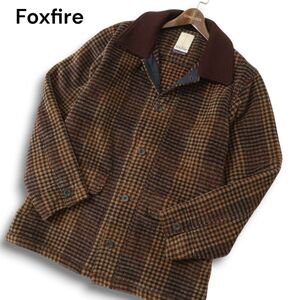 Foxfire フォックスファイヤー 秋冬★ チェック柄 ポーラテック フリース ハンティング ジャケット Sz.L メンズ アウトドア　C4T11533_C#N