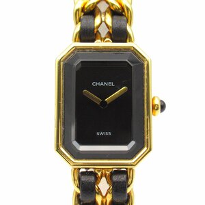 シャネル プルミエールL ブランドオフ CHANEL GP（ゴールドメッキ） 腕時計 GP/革 中古 レディース