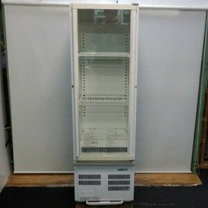 2003年製 サンヨー 冷蔵ショーケース SMR-R70SKMB 棚2段 W460D492H1522mm 142L 58kg 100V 中ビン75本