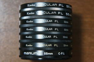 [55mm] Kenko marumi C-PL 円偏光フィルター 480円/枚