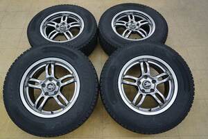 【新品】225/70R16 グリップマックス グリップアイスX SUV 22年【中古】JAOS 5H114.3 7J+40 デリカ D5