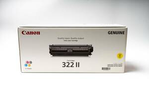 未使用 新品未開封 Canon レーザーカートリッジ 322Ⅱ イエロー トナー