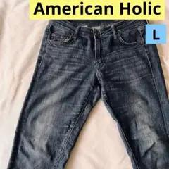 インディゴ染め♦️American Holic♦️アメリカンホリック　定番　Lサイズ