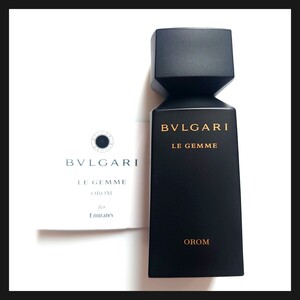 新品 未使用 BVLGARI ブルガリ 香水 LE GEMME OROM レジェンメ オロム オードパルファム Emirates エミレーツ航空 ファーストクラス 30ml