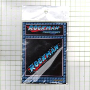 【MI05】Rockman Patch メインロゴ MEGAMAN 洛克人 CAPCOM カプコン ゲーム 刺繍 ワッペン ロックマン MAIN LOGO