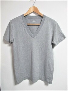 ☆UNITED ARROWS ユナイテッドアローズ リブ Ｖネック Tシャツ/メンズ/XS