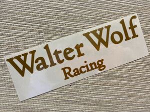 ウォルターウルフ　Walter Wolf　Racing カッティングステッカー　20㎝ .