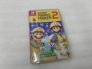 24/142☆SUPER MARIO MAKER2　スーパーマリオメーカー2　NINTENDO　SWITCH　スイッチ　ソフト　レターパック発送☆C1