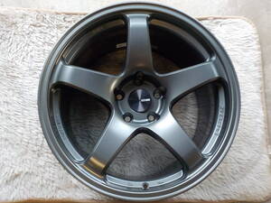 展示品 ENKEI PF05 10J INSET25 5-114.3 Matte Dark Gunmetallic 2本セット 箱が汚い 日曜,月曜,祝日は定休日