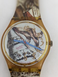 SWATCH MASQUERADE スウォッチ マスカレード 腕時計 クォーツ ベルト印刷やや剥がれ 電池交換済 中古動作品 174 2