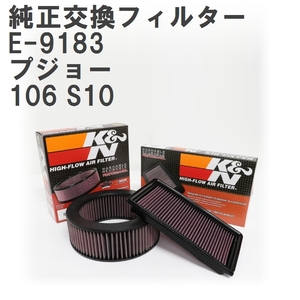 【GruppeM】 K&N 純正交換フィルター プジョー 106 S10 95-96 [E-9183]