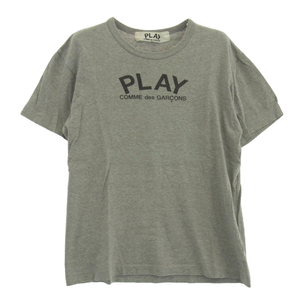 PLAY COMME des GARCONS プレイコムデギャルソン AD2016 AZ-T072 バックハート プリント Ｔシャツ 半袖 グレー グレー系 L【中古】