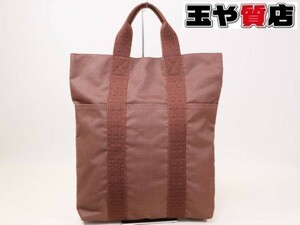 エルメス トートバッグ 美品 エールラインカバス ショコラ