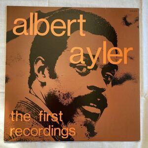 【美品】Albert Ayler THE FIRST RECORDINGS/アルバート・アイラー/日本盤/K23P-6076/seven seas