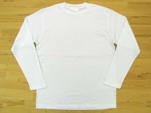 Printstar 00102-CVL 5.6oz ヘビーウェイト長袖Tシャツ Lサイズ ホワイト 1枚 無地 102ロンT 新品 クロネコゆうパケット350円発送可 白