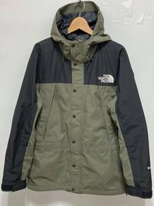 THE NORTH FACE ザノースフェイス NP11834 Mountain Light Jacket マウンテンパーカー L カーキグリーン／ブラック