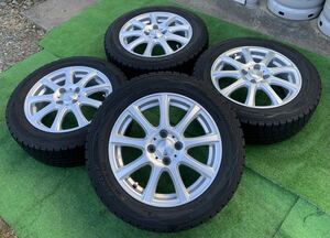 DUFACT 15インチホイール & 185/60R15 DONLOP スタッドレスタイヤ4本セット★ アクア　ヴィッツ　ヤリス　カローラ等 ★CA231226