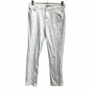 LAUREN JEANS CO. デニムパンツ W34 ラルフローレン ウィメンズ ホワイト 古着卸 アメリカ仕入 2307-1154