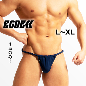 EGDE 黒猫 褌【L-XL！激レア！1番人気の紺色！廃盤品】蓮舞 -RENBU- 現代式 黒猫 褌 ふんどし 六尺 紺 L-XLサイズ