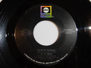 B.B. King Ghetto Woman / The Seven Minutes ABC US 45-11310 200718 BLUES ブルース レコード 7インチ 45