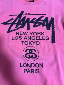 STUSSY WORLD TOUR スウェット★ステューシー ワールドツアー