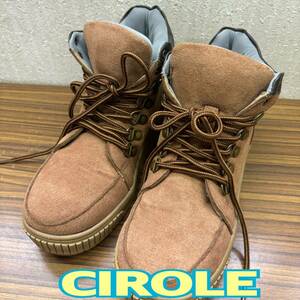靴 ◆ CIROLE ◆ ショート ブーツ 23.5cm キャメルブラウン 系 ◆ レディース シューズ