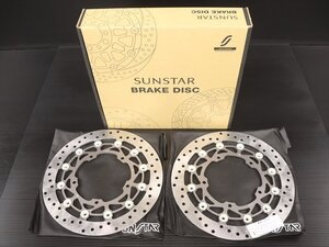 新品！YZF-R1/YZF-R6用サンスター製ST1000/320mm/6.0t/レーシングフロントブレーキディスクSet！R1/2004～現行 R6/2017～