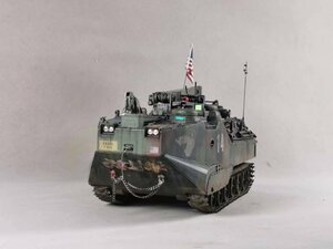 1/35 米軍 水陸両用車 aav7 工事車 内部構造改造塗装済完成品