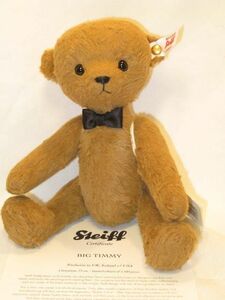 シュタイフ/Steiff★2016年USA限定★「Big Timmy テディベア」★シルク製・23cm