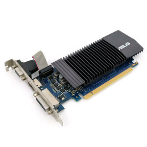 【中古】ASUSグラボ GT710-SL-1GD5-BRK PCIExp 1GB [管理:1050024483]