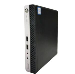 ■驚速SSD HP ProDesk 400 G3 DM core i3-7100T 3.40GHz x4/8GB SSD:960GB Win11/Office2021 Pro/USB3.0/無線/DP■I050102