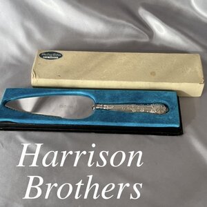 【HARRISON BROTHERS】【純銀ハンドル】のケーキサーバー　キングスパターン 1978年