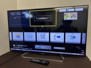 A3　SHARP　シャープ　LC-40W20　液晶カラーテレビ　AQUOS　アクオス　2016年製　リモコン付き　映像機器　通電確認済み　簡単な動作OK