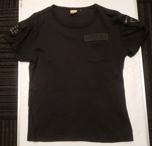 アヴィレックス AVIREX　 黒　Tシャツ