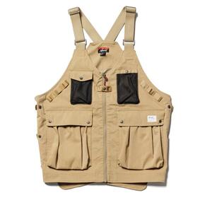 【MH】新品未使用品　TAKIBI RIPSTOP FIELD VEST (タキビリップストップフィールドベスト)　BEG　キャンプ　アウトドア 