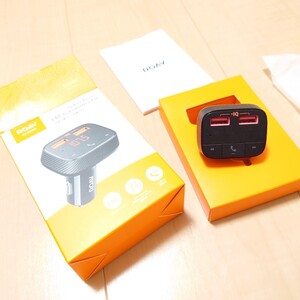 Anker Roav FM Transmitter F0 FMトランスミッター アンカー Bluetooth USB充電 マイク 音楽再生 充電 ハンズフリー通話 高音質 高品質