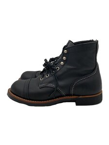 RED WING◆IRON RANGER/アイアンレンジャー/US7/BLK/レザー