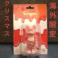 海外限定　ベアブリック　Be@rbrick　Candy Cane 100％