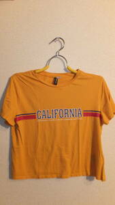 ★H&M★Ladies tops エイチアンドエム レディーストップス サイズL USED IN JAPAN　Tシャツ　Size L　カリフォルニア