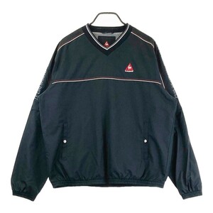 LECOQ GOLF ルコックゴルフ 裏メッシュ2WAY長袖ブルゾン ブラック系 L [240101160008] ゴルフウェア メンズ